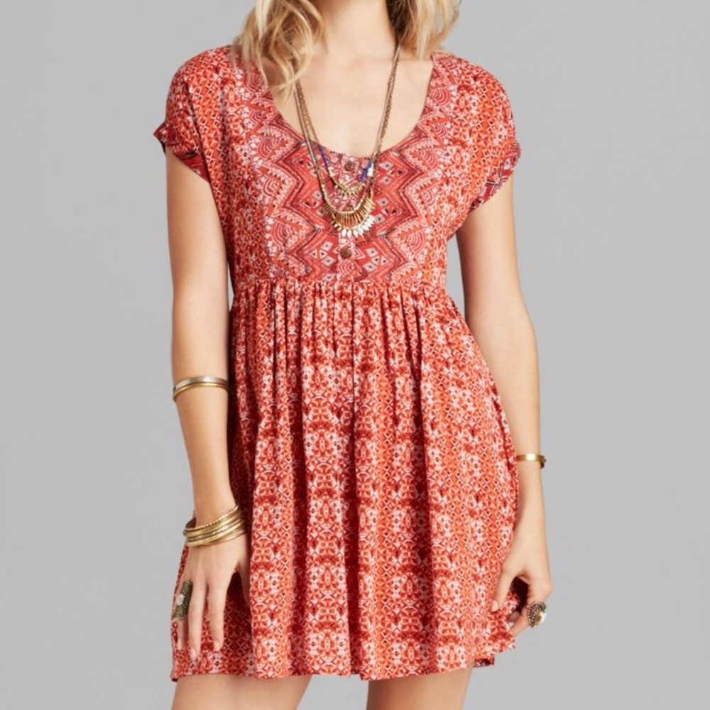 Free People Sundown Babydoll Dress